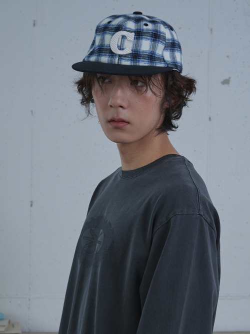 C Logo Check Cap (Blue Check)