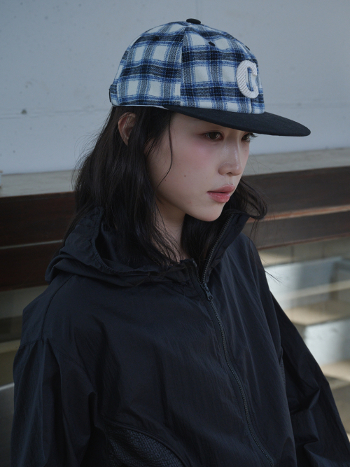 C Logo Check Cap (Blue Check)