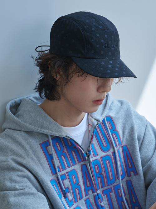 Flicker Dot Camp Cap (Black)