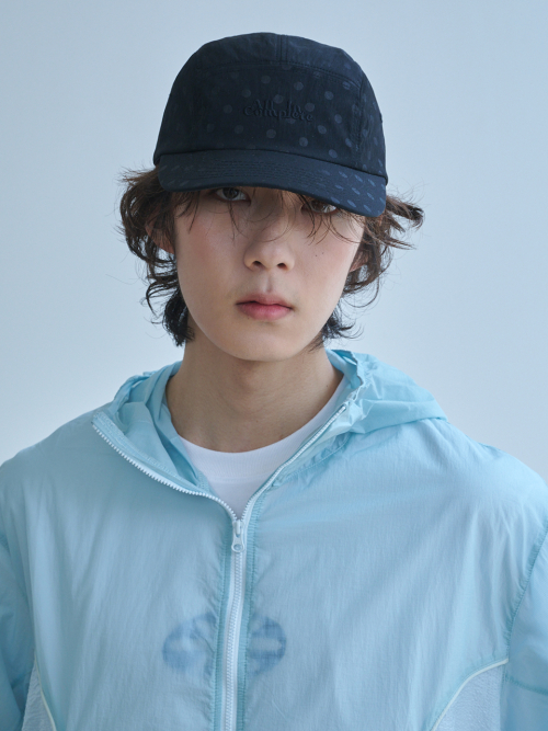Flicker Dot Camp Cap (Black)