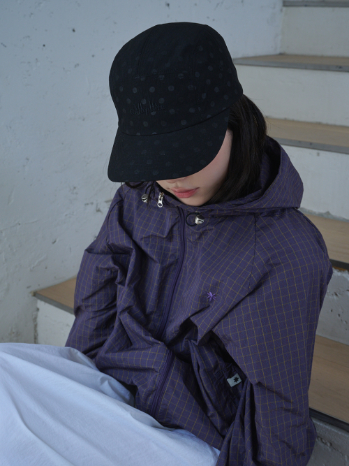 Flicker Dot Camp Cap (Black)