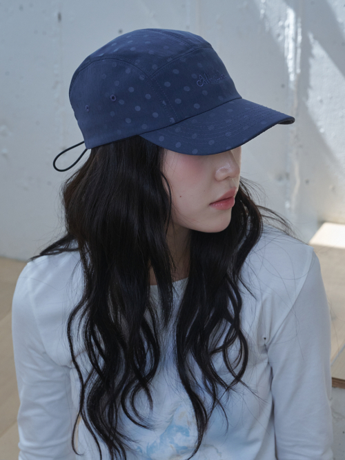 Flicker Dot Camp Cap (Navy)