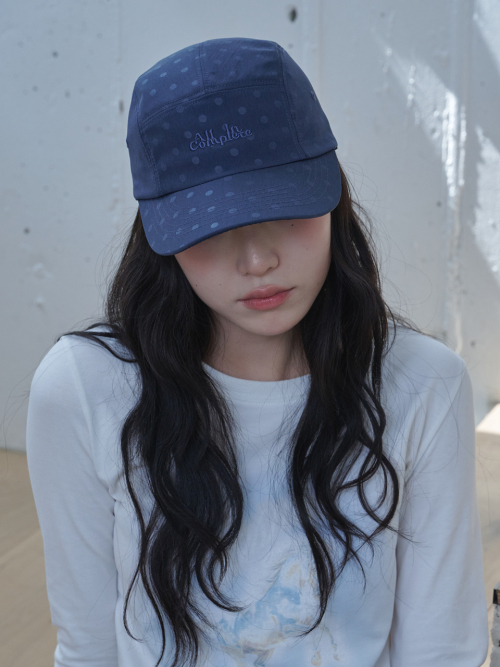 Flicker Dot Camp Cap (Navy)