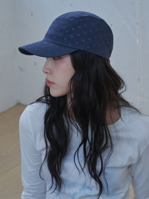 Flicker Dot Camp Cap (Navy)