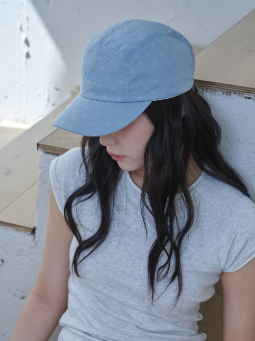 Flicker Dot Camp Cap (Sky Blue)