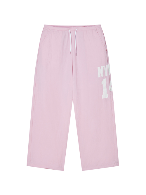 14 WIDE TRACK PANTS PINK