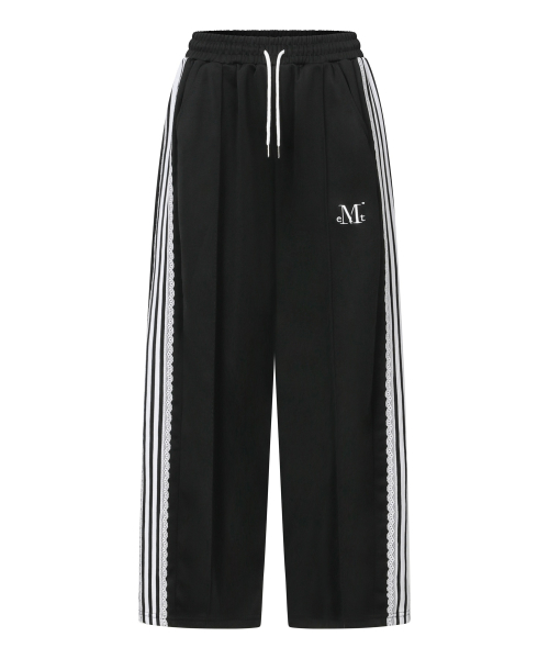 RIELA LACE TRACK LINE BANDING PANTS