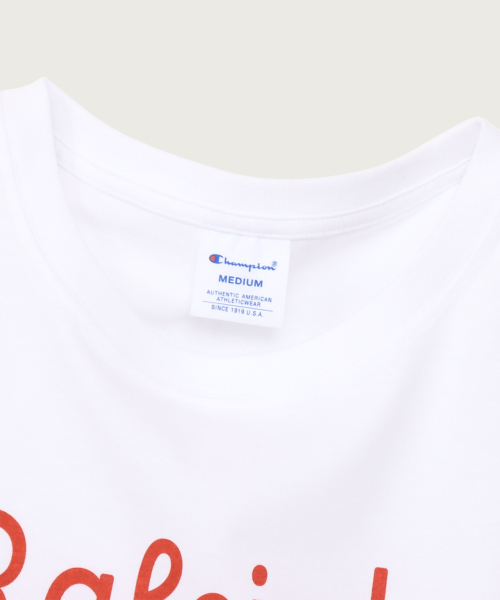 Women`s Lettering Short Sleeve T-Shirt White