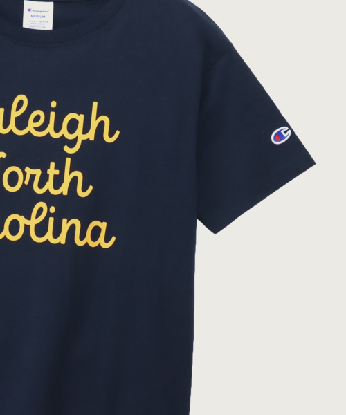 Women`s Lettering Short Sleeve T-Shirt Navy