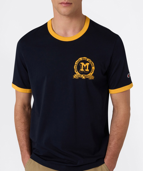 팀 스포츠 링거 티셔츠 Navy