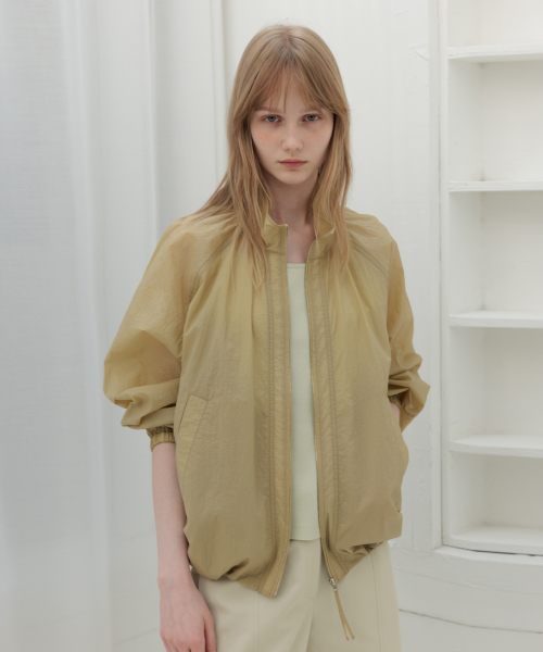 Voile Sheer High-Neck Jumper_3colors