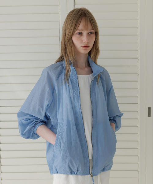 Voile Sheer High-Neck Jumper_3colors