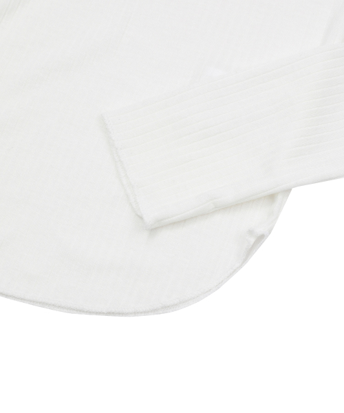 VERION STRAP RIBBON LONG SLEEVE T (4COLOR)