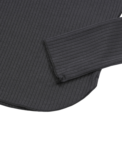 VERION STRAP RIBBON LONG SLEEVE T (4COLOR)