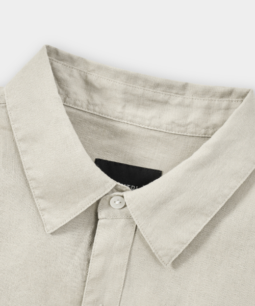 © EVERYONE’S LINEN 100% SEMI CROP SHIRT_5 COLOR