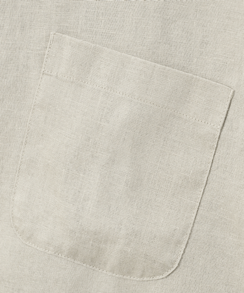 © EVERYONE’S LINEN 100% SEMI CROP SHIRT_5 COLOR