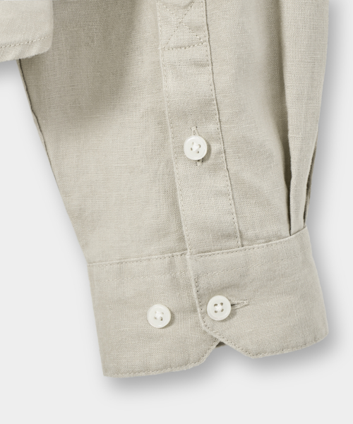© EVERYONE’S LINEN 100% SEMI CROP SHIRT_5 COLOR