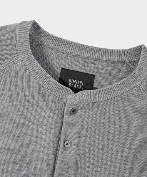 © EVERYONE’S SUMMER WOOL HALF KNIT_HENLEY NECK 4 COLOR