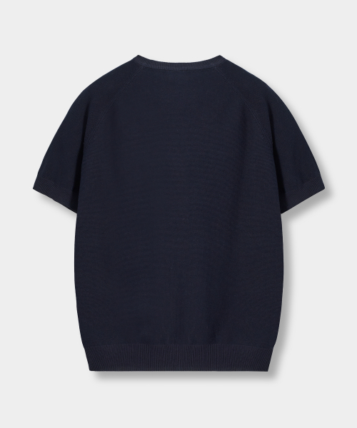 © EVERYONE’S SUMMER WOOL HALF KNIT_HENLEY NECK 4 COLOR