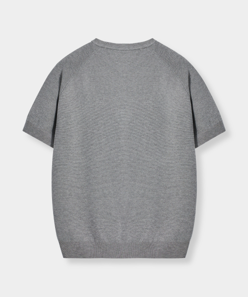 © EVERYONE’S SUMMER WOOL HALF KNIT_HENLEY NECK 4 COLOR