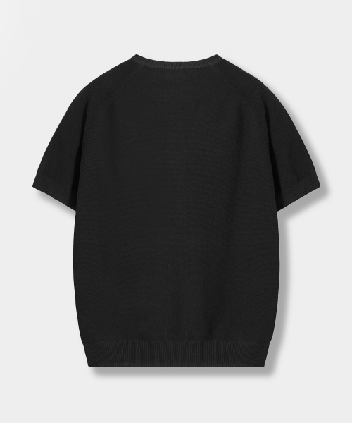 © EVERYONE’S SUMMER WOOL HALF KNIT_HENLEY NECK 4 COLOR