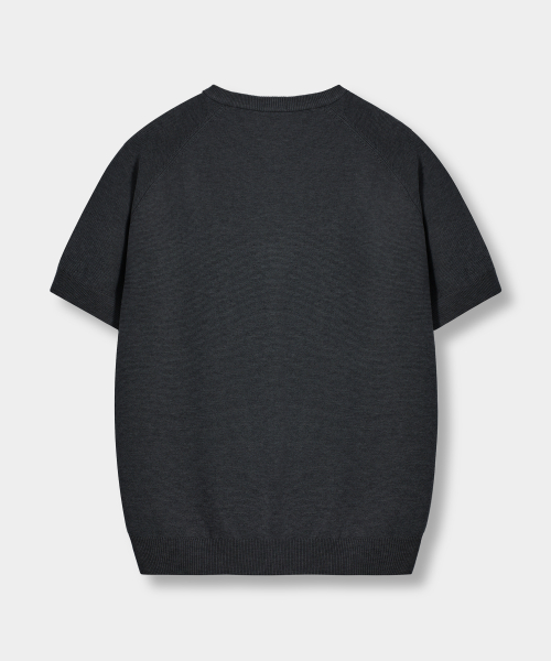 © EVERYONE’S SUMMER WOOL HALF KNIT_HENLEY NECK 4 COLOR