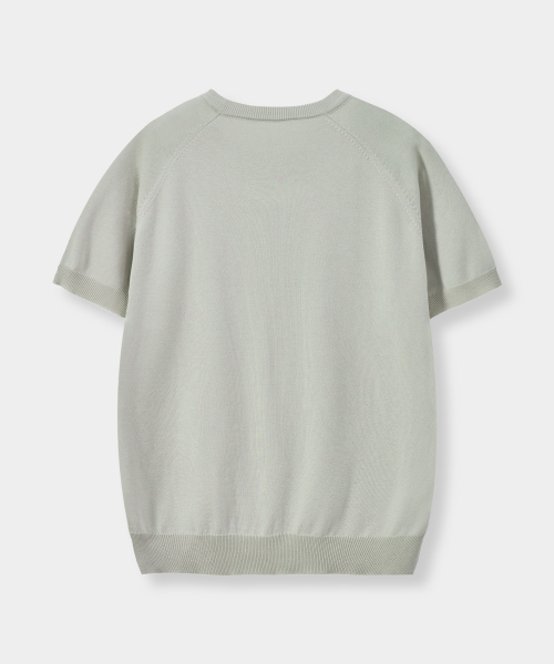© EVERYONE’S SUMMER WOOL HALF KNIT_COLLAR/ROUND 8 COLOR