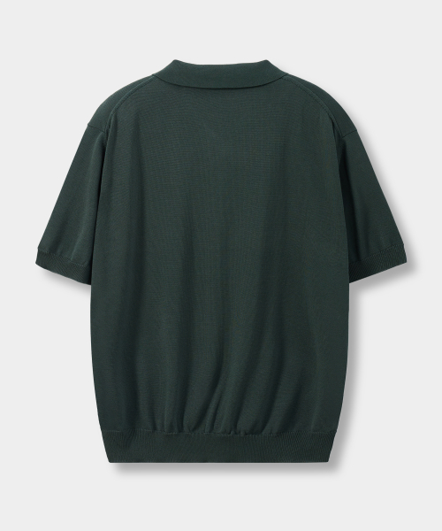 © EVERYONE’S SUMMER WOOL HALF KNIT_COLLAR/ROUND 8 COLOR