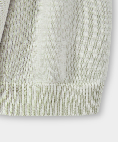 © EVERYONE’S SUMMER WOOL HALF KNIT_COLLAR/ROUND 8 COLOR
