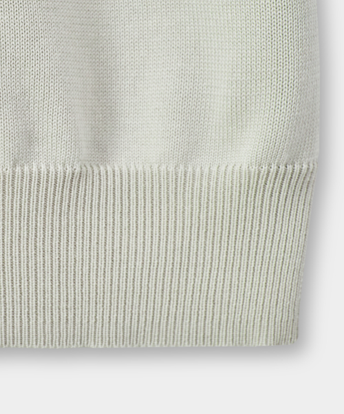 © EVERYONE’S SUMMER WOOL HALF KNIT_COLLAR/ROUND 8 COLOR