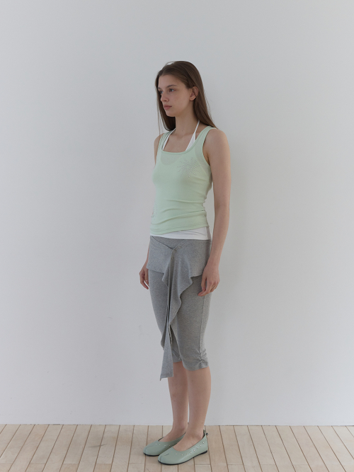 SUNRISE STUD SLEEVELESS (LIME)