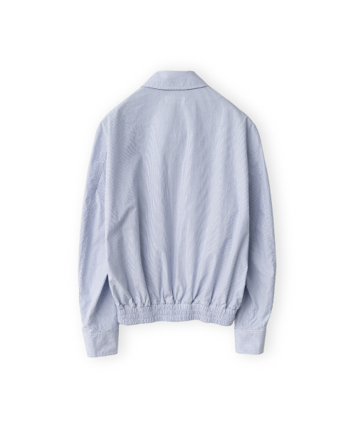 W Stripe Blouson, Blue Stripe