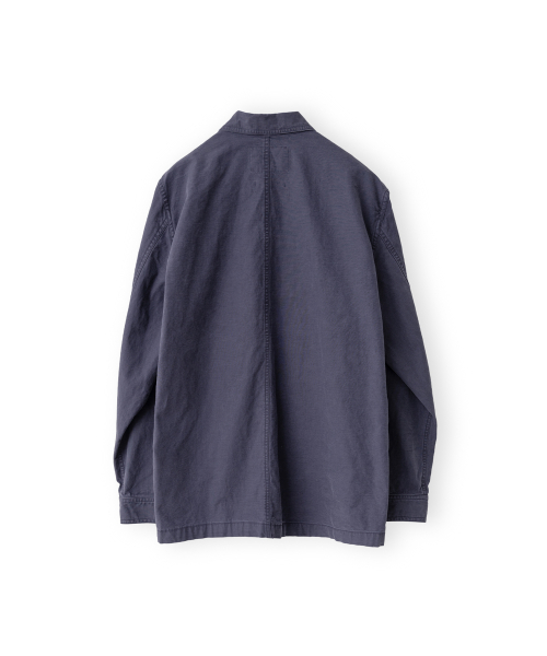 W Washed Work Jacket, Navy