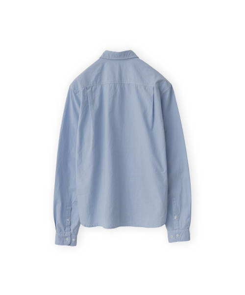 Waist Cut Shirt, Blue