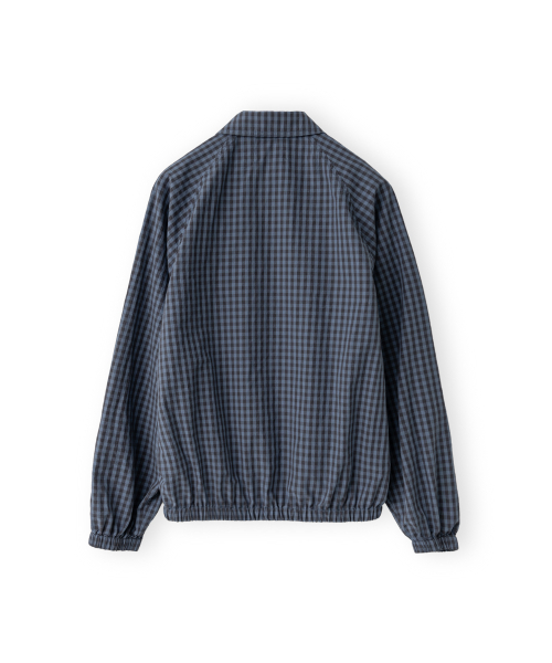 Check Blouson, Blue