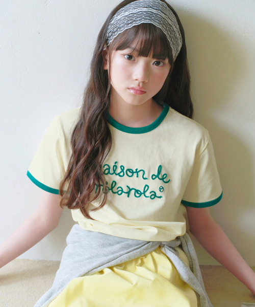 KIDS MAISON DE ROLA RINGER T-SHIRT LE+GR