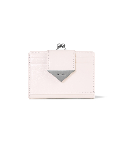CRINKLE TRIANGLE FRAME BRIDGE WALLET - BLOSSOM