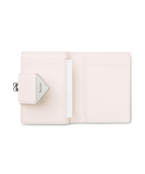 CRINKLE TRIANGLE FRAME BRIDGE WALLET - BLOSSOM