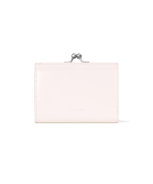 CRINKLE HEARTY FRAME BRIDGE WALLET - BLOSSOM