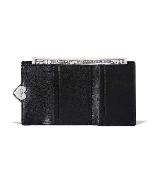 HEARTY FRAME WALLET - LEOPARD BLACK