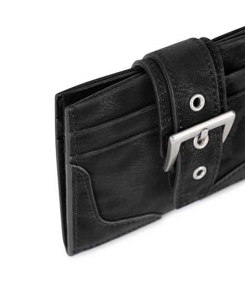 BUCKLE BRIDGE POCKET - LEOPARD BLACK
