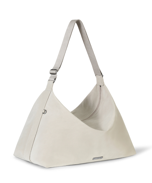 ROOMY HOBO BAG - NUBUCK CREAM