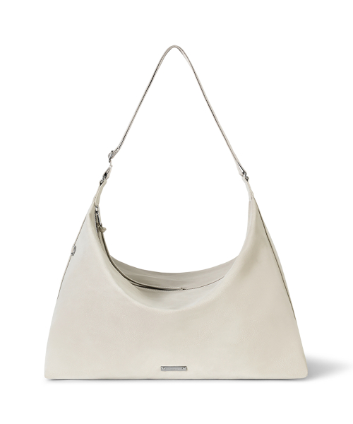 ROOMY HOBO BAG - NUBUCK CREAM