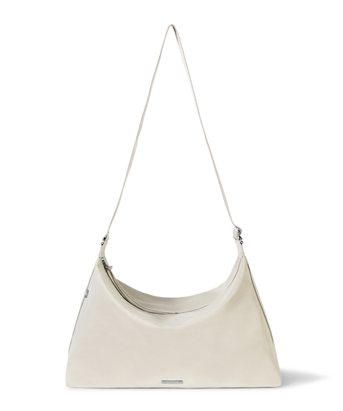ROOMY HOBO BAG - NUBUCK CREAM