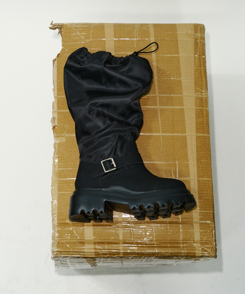 City Buckle Slouch Rain Boots 2 colors