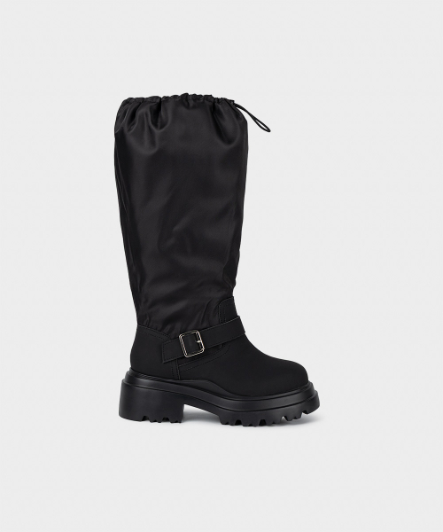 City Buckle Slouch Rain Boots 2 colors