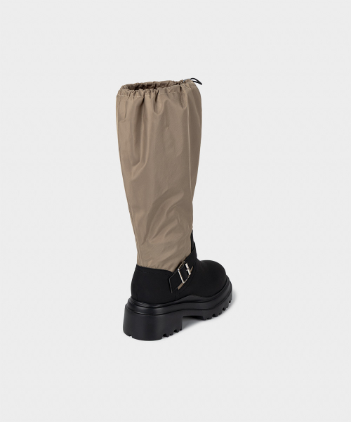 City Buckle Slouch Rain Boots 2 colors