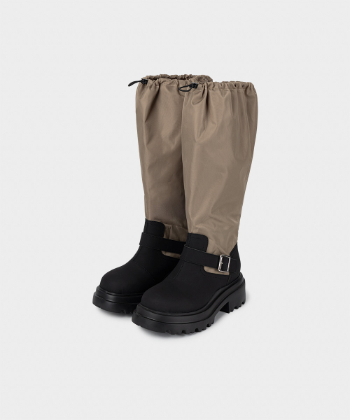 City Buckle Slouch Rain Boots 2 colors