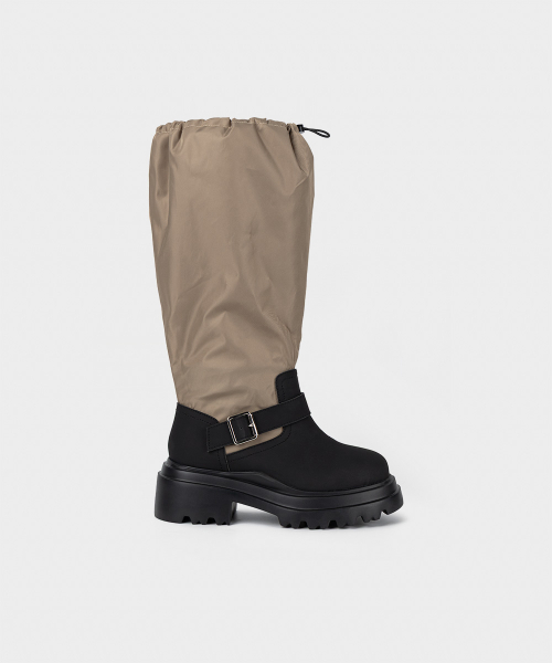 City Buckle Slouch Rain Boots 2 colors