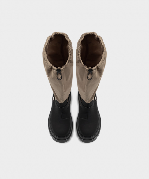 City Buckle Slouch Rain Boots 2 colors